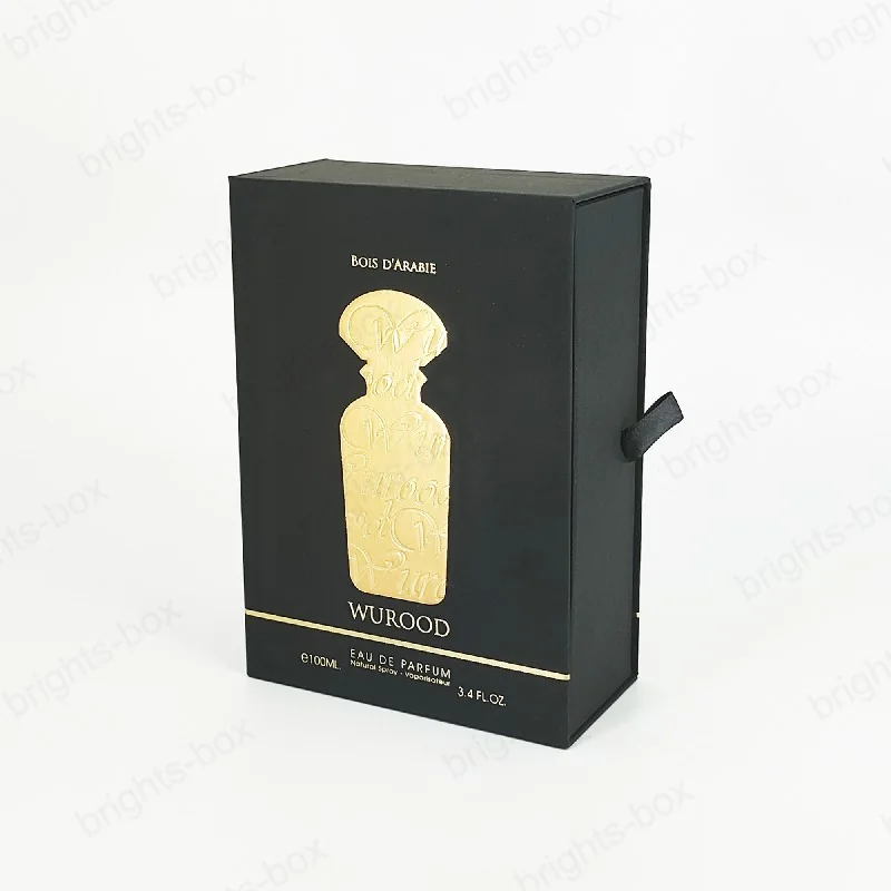 Chinese Manufacturer Rigid Box Perfume Packaging Hot Stamping Embossing Soft Touch 2