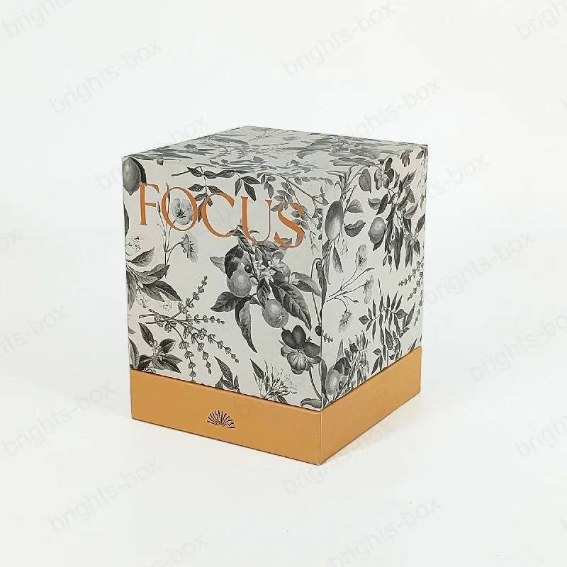 Custom Design Perfume Packaging With Printing Lid And Base Rigid Paper Boxes Wholesale Solutions