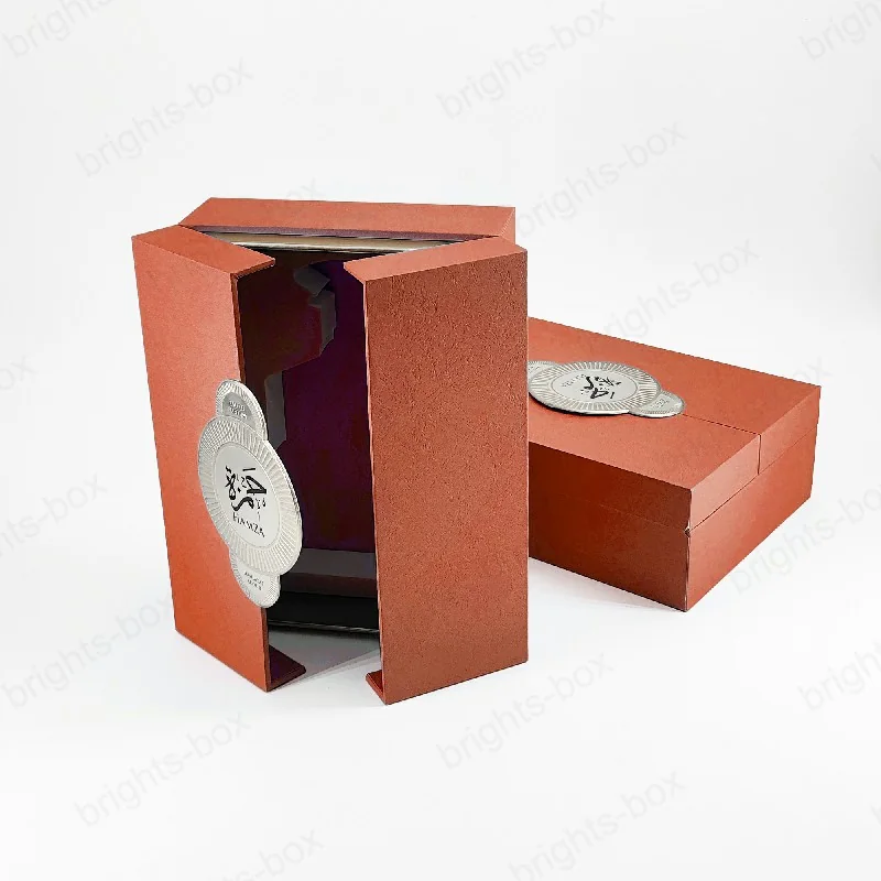 Custom Perfume Gift Packaging With Magnetic Sticker Wholesale Supplier For Luxury Boxes