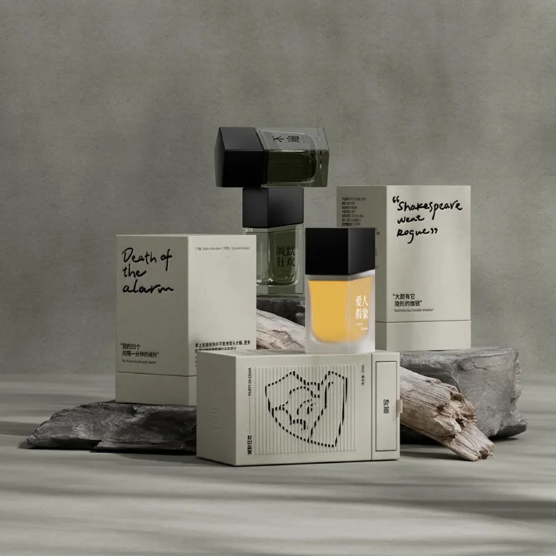 Customizable Eco Friendly Paper Box Packaging For Cosmetics And Perfume Oils