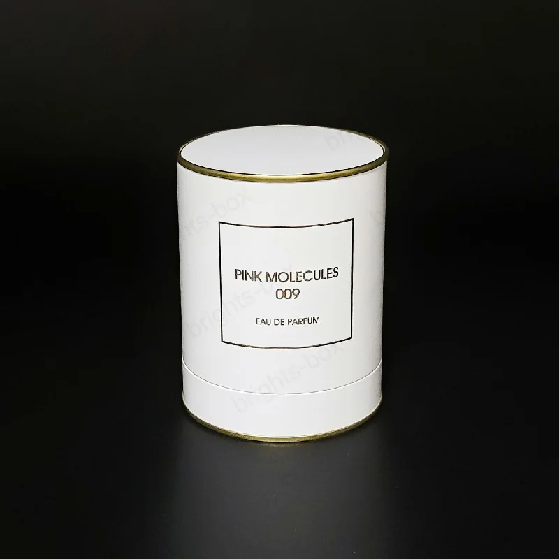 Cylinder Box Chinese Manufacturer Perfume Paper Packaging Hot Stamping Glossy Varnishing UV