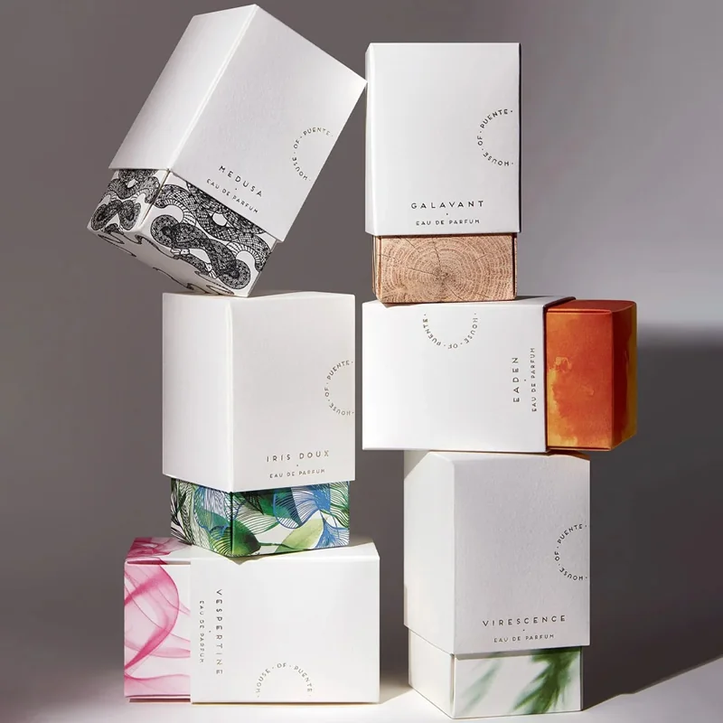 Eco Friendly Perfume Fragrance Paper Packaging Rigid Box Wholesale Packaging Solutions