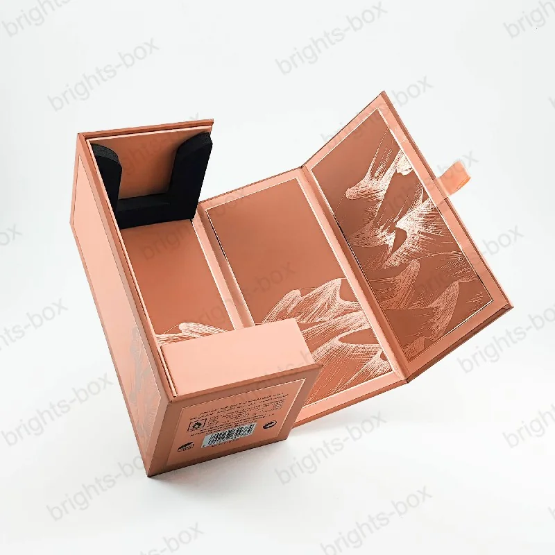 Exquisite Custom Specialty Paper Embossing Design Luxury Empty Perfume Bottle Gift Box Packaging Your Ultimate Choice For Premium Perfume Presentation