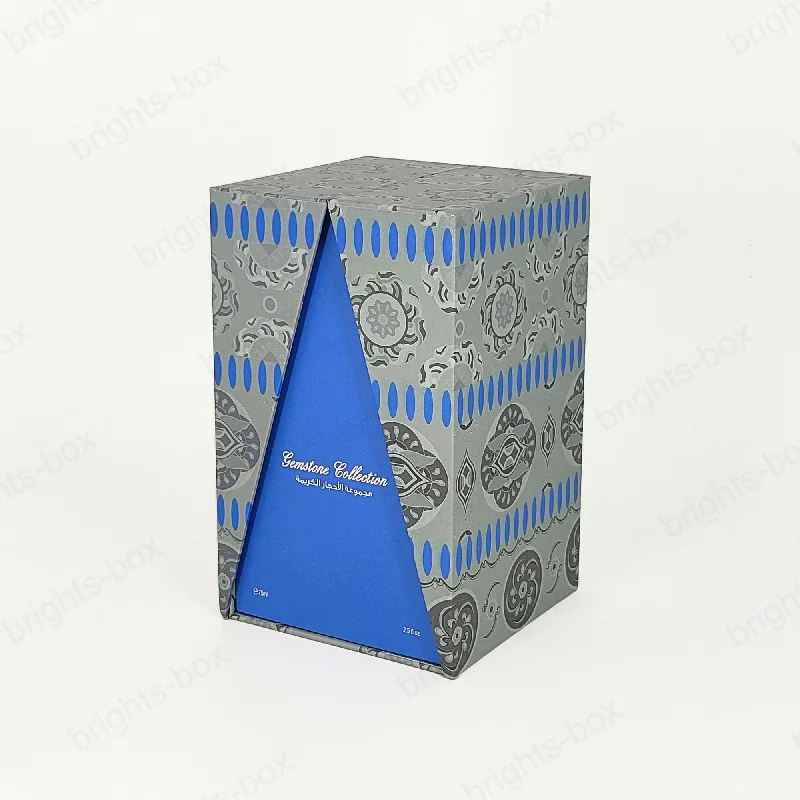 National Style Perfume Fragrance Box With Magnetic Lid Christmas Paper Gift Box