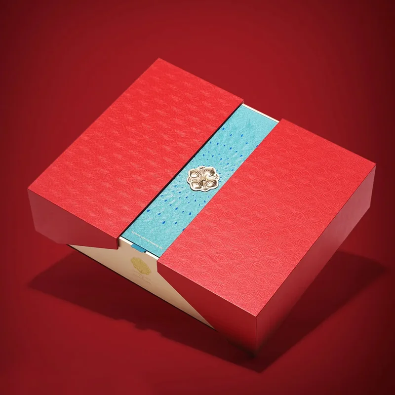 National Style Perfume Fragrance Box With Magnetic Lid Double Opening Paper Gift Box