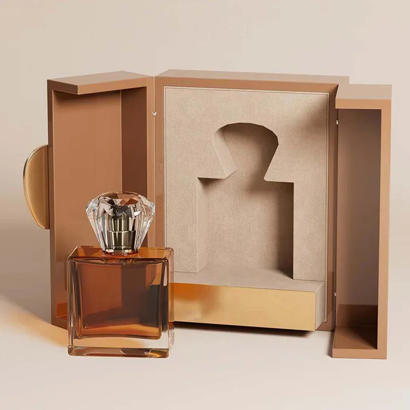 Paper Packaging Rigid Box MDF Double Openning Box For Perfume